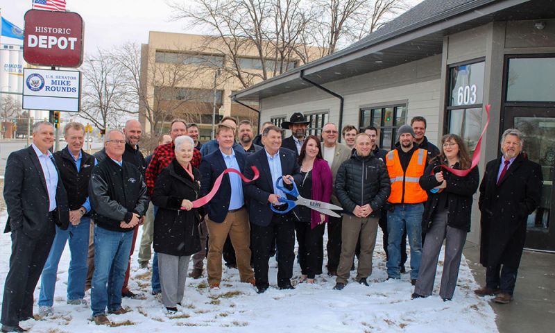 Senator Mike Rounds Rapid City Office ribbon cutting